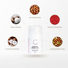 Fluido reparador natural para pieles sensibles