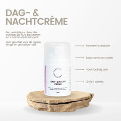 Crema natural de día y noche