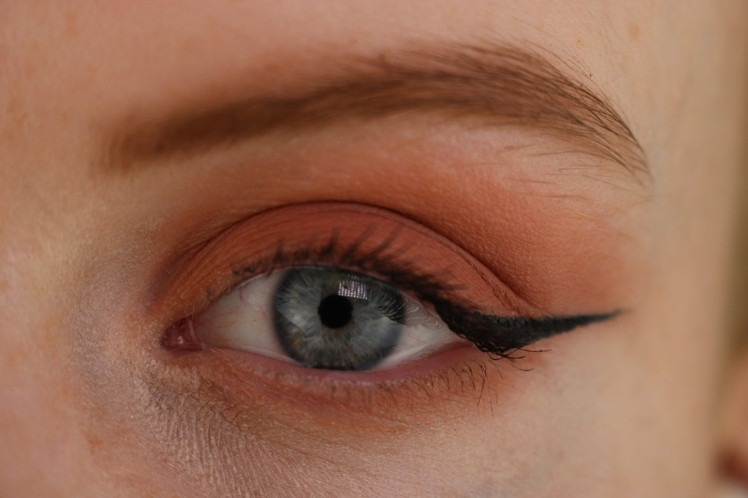 Sombra de ojos marrón natural mate