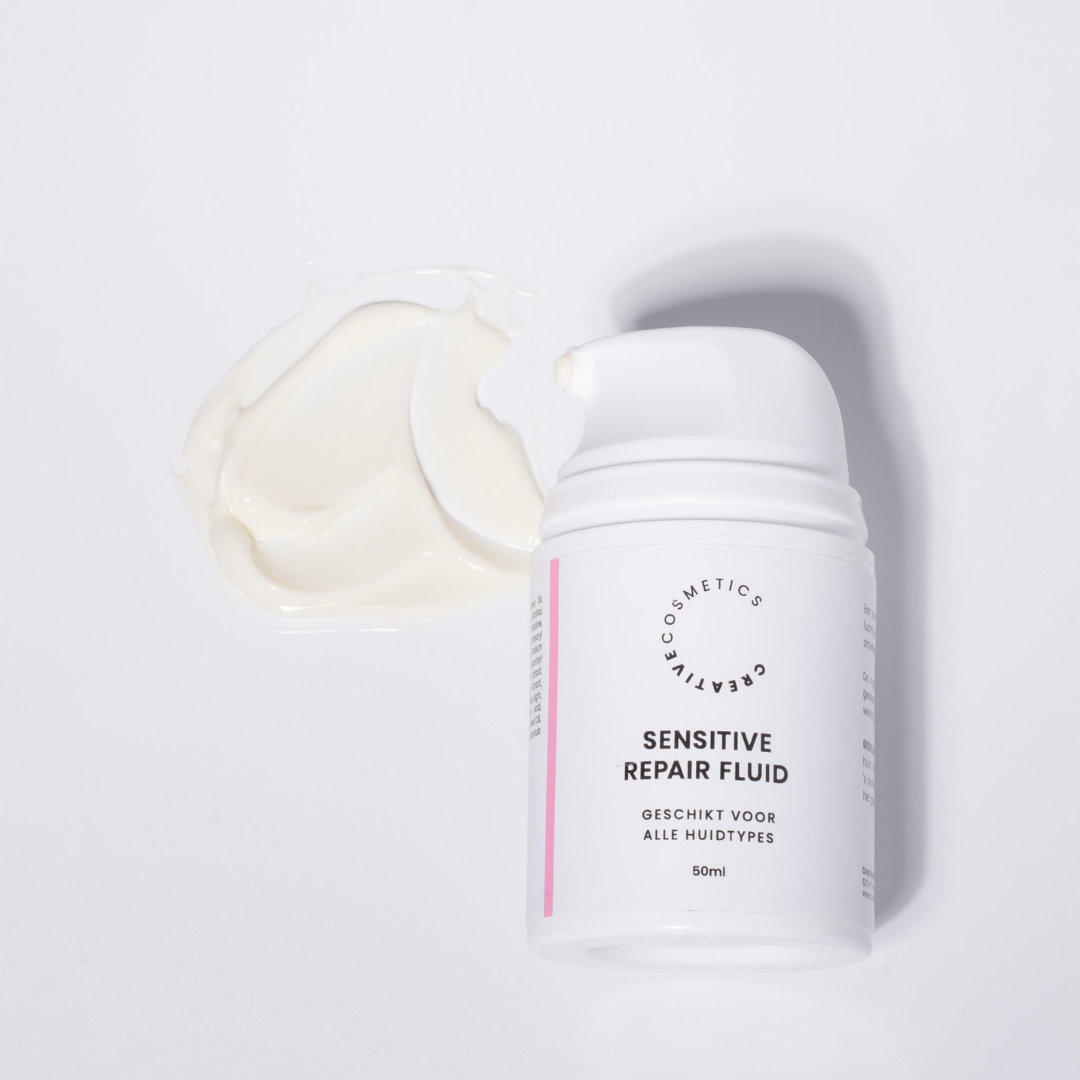 Fluido reparador natural para pieles sensibles
